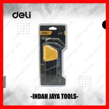 DELI DL234209H Kunci L Set Bintang 9 Pcs Lubang PANJANG Torx Tamper