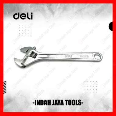 DELI DL010A Kunci Inggris 10 Inch - Adjustable Spanner Bago Wrench