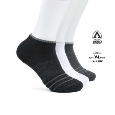 Aerostreet Shock Sport Maknar - Kaos Kaki Pria Wanita 1H000 WHITE