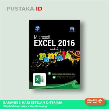 Buku Microsoft Excel 2016 Untuk Pemula