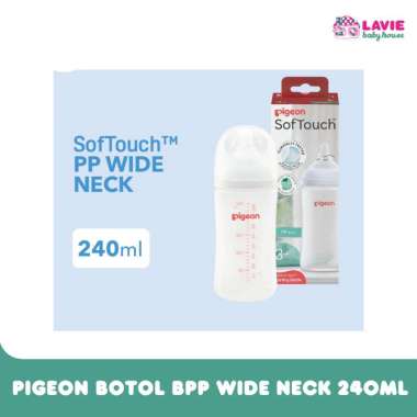 Pigeon Botol BPP Wide Neck 240ml w/ SofTouch Nipple