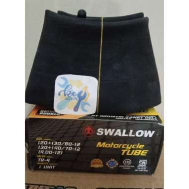 Ban Dalam SWALLOW Ring 12 Motor Scoopy Ban Belakang 120+130/80-12, 130+140/70-12, 400-12 100% Asli