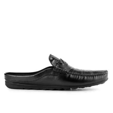 PL01 SEPATU SANDAL PRIA PLAYBOY ORIGINAL SENDAL SLIP ON SLOP SELOP KULIT ASLI ORI HITAM BLACK