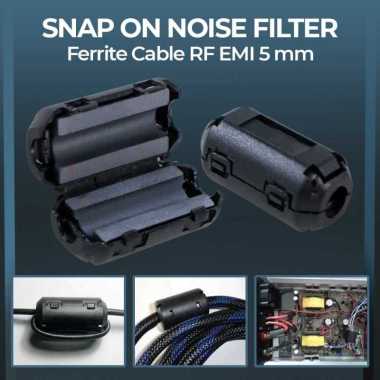 TDK Snap On Noise Filter Ferrite Cable RF EMI 5 mm