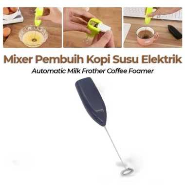 Hand Mixer Mini Pengocok Telur Milk Frother Electric Battery Power Multi Warna