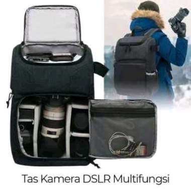 Andoer Tas Kamera DSLR Multifungsi Camera Backpack Waterproof Biru