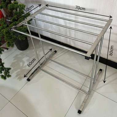 RM Jemuran handuk Rak Handuk Stainless Steel R 5 Palang