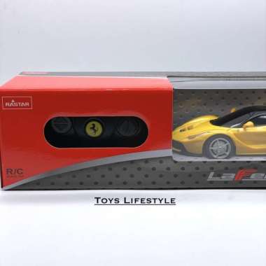 MOBIL RC REMOTE CONTROL RASTAR FERRARI LAFERRARI 1:24 (LICENSED) Kuning