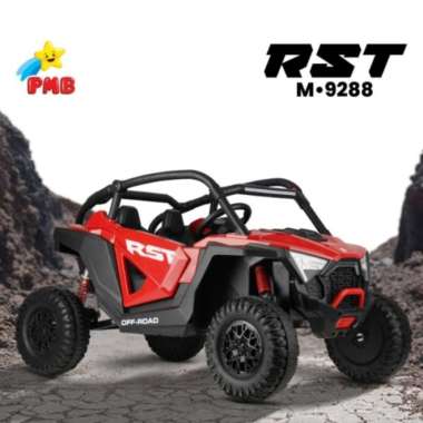 MAINAN MOBIL AKI ANAK PMB 9288 RST M9288 M-9288 UTV JUMBO SIZE Merah