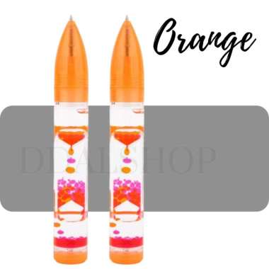 Pulpen Gel Warna Bolpen Lucu Pena Souvenir Alat Tulis Perlengkapan Sekolah dan Kantor Orange