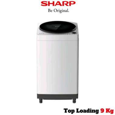 SHARP Mesin Cuci 1 Tabung Top Loading 9 Kg ES-M909T-GG