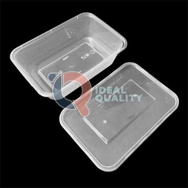 PP Thinwall Box Food Container 650ml 750ml 1250ml 1500ml 2000ml / Kotak Makan Plastik Per 25 Pcs 750