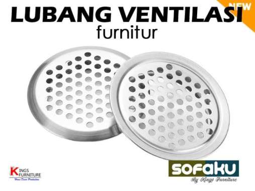 Lubang Ventilasi Hawa SS Bulat 53 - Lubang Ventilasi Kabinet