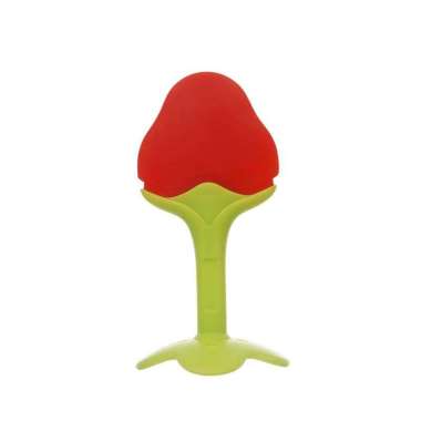 FG Teether Gigitan Bentuk Buah Teether Bahan Silikon Gigitan Bayi BPA Free B07 B07 - Strawberry