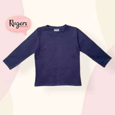 By Kayamani - Kaos Anak Laki-Laki - Kaos Lengan Panjang Dongker 10-11 tahun