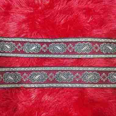 Renda Batik Baju Koko Merah