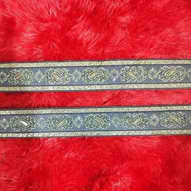 Renda Batik Baju Koko Abu