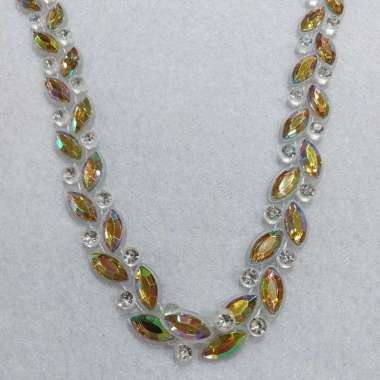 Payet Rangkai Leher Mengkilat SIAP PAKAI Gold 50cm