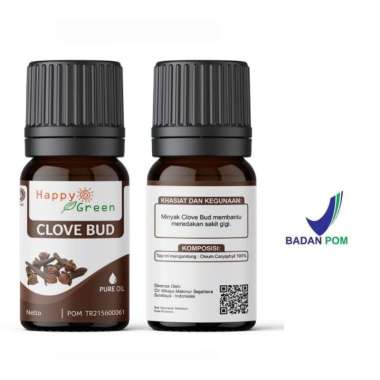 Happy Green Minyak Atsiri Bunga Cengkeh 80 ml- Clove Bud Essential Oil