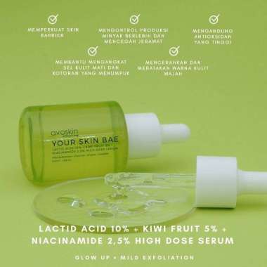 Avoskin YSB Lactic Acid 30ml Serum Glowing - Serum Glowing Bpom - Serum Glowing Viral