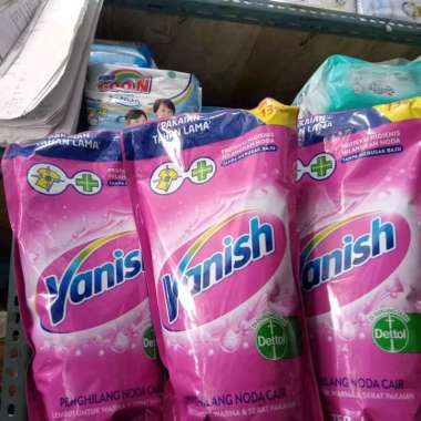 [ 1 KARTON ] Vanish 750ml Penghilang Noda Cair 750 ml Pink warna