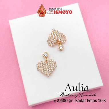 J5 Ismoyo Anting Tindik Emas Asli 10 Karat Aulia