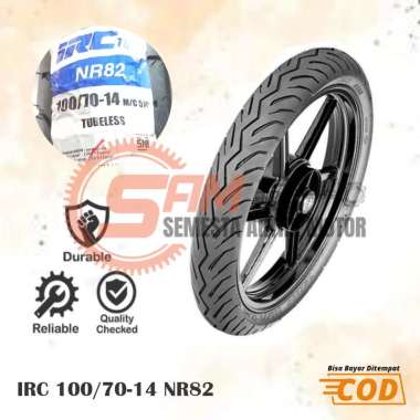 Tubeless Ban Luar IRC 100/70 Ring 14 NR82 Tubeless Dual Purpose Motor Matic