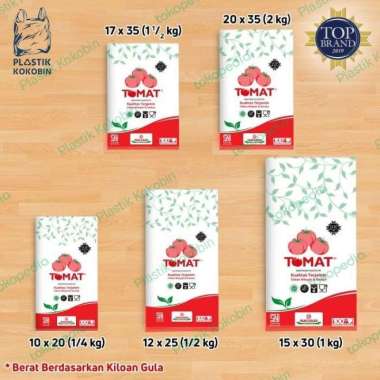 PLASTIK PE TOMAT (1 PACK) 15x30 cm