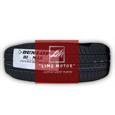Ban Luar Dunlop Hi-Max 175 70 R.12 80S Tubeless