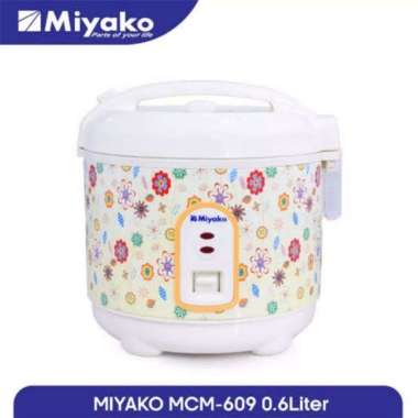 MIYAKO Rice Cooker MCM 609 - Penanak Nasi Miyako 0.6L MCM 609