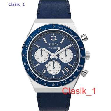 Original 100%!! TIMEX TW2W51700 Jam Tangan Pria Analog Q Chronograph Garansi Resmi
