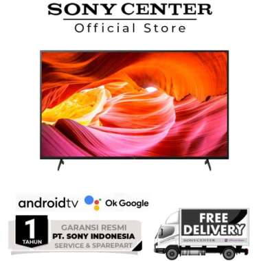 SONY Bravia X75K 50 Inch 4K HDR TV, Smart TV KD-50X75K Unit TV
