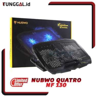 COOLING PAD NUBWO NF 130 QUATRO Kipas Pendingin Laptop Notebook