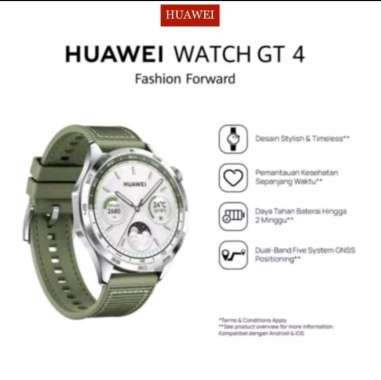 Huawei Watch GT 4 46MM Smartwatch Garansi Resmi Huawei 1 Tahun 46MM Green