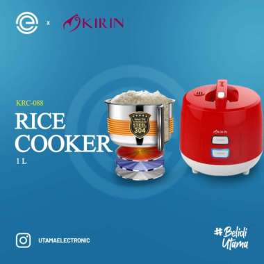 KIRIN Rice Cooker Stainless 1 Liter KRC-088