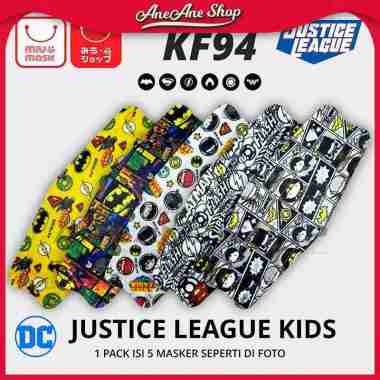 Masker MIU MASK Justice League KF94 Mask Anak (4Ply)