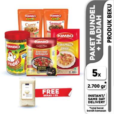 Paket KIMBO Sembako Gokil 1 + FREE Beras
