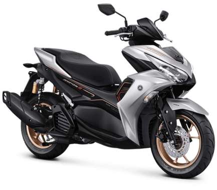 Yamaha All New Aerox Connected ABS - [OTR BANDUNG] Prestige Silver