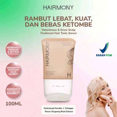 Hairmony Voluminous & Grow Scalp Treatment Hair Tonic Serum - Tonic Rambut