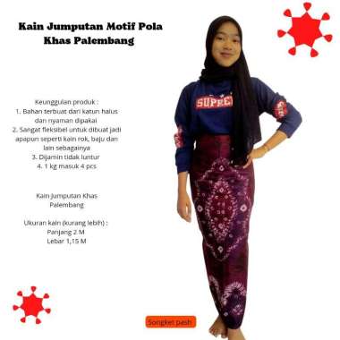Songket Pash - Kain Jumputan Pola Khas Palembang Berbagai Macam Motif Dan Warna Ungu