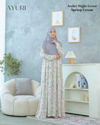 atelier angel Gamis Premium nightgown| ayuri | all size fit xxxl | LD 100 LD 125ditsy fenuza atelier