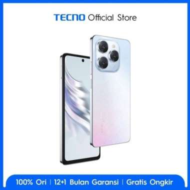 iA Ponsel TECNO SPARK 20 Pro NFC 12GB+256GB, 108MP+32MP Moonlit Black