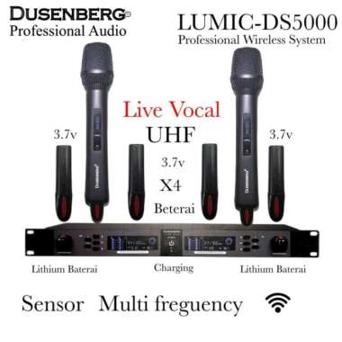 Mic Wireless DUSENBERG DS 5000 Microphone System Charger Original