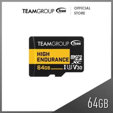 TEAMGROUP MEMORY CARD HIGH ENDURANCE MICROSDXC V30 U3 UHS-1 64GB NO ADAPTER Endurance 64GB