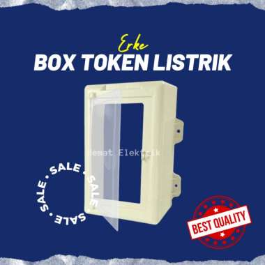 ERKE Box Token Listrik Box KWH PLN Meteran Listrik Token / Boks Tutup Pulsa Prabayar