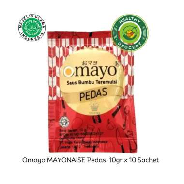 Omayo Mayonaise Pedas 10gr x 10 Sachet Halal ( MERAH )