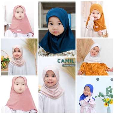 20+ WARNA (CLARISSA) Clarissa Hijab Baby 0-3th / Jilbab Anak Basic Jersey Jilbab clarissa Fanta