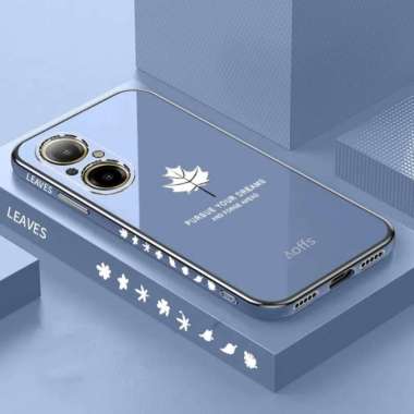 Promo Case Maple Realme 8i / Narzo 50 Softcase Plating Terbaru Realme 8i Biru