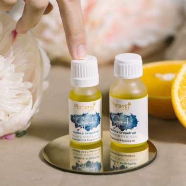 Plumeria Scent Drops Essential Oil - Sejenak (Vanilla & Grapefruit) 10 ml
