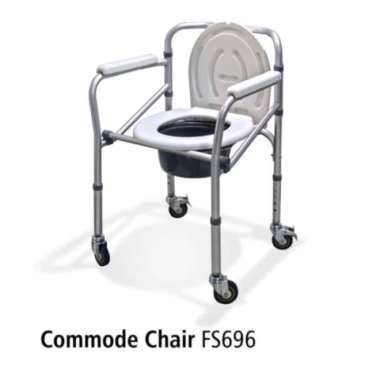 Kursi BAB Roda/Commode Chair dengan Roda Kursi BAB Sella KY 696
